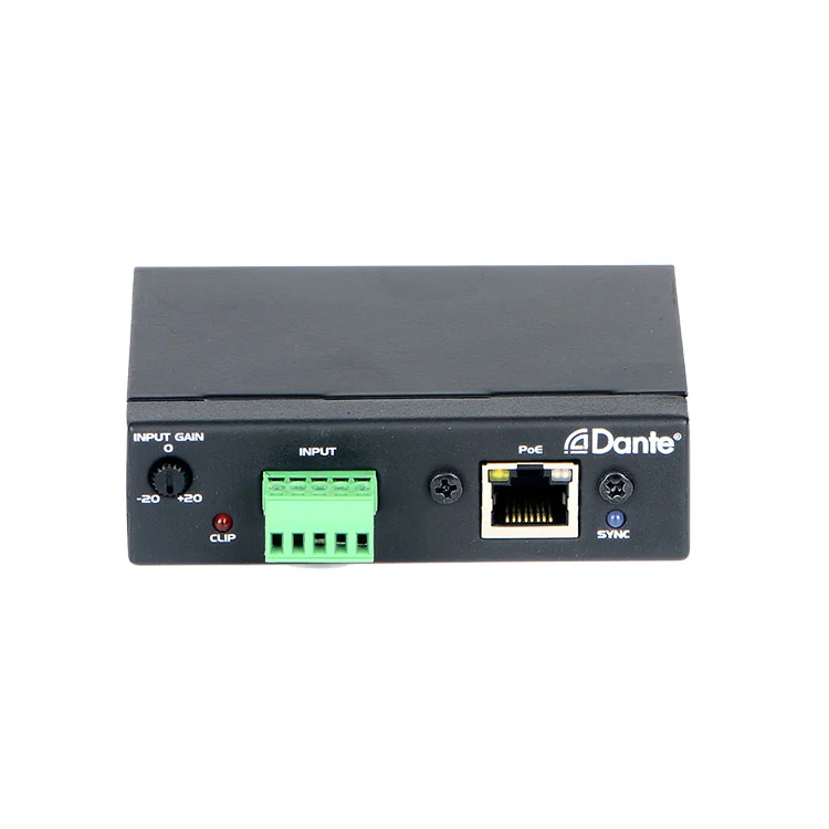 Convertidor de audio Dante de 2ch Dante