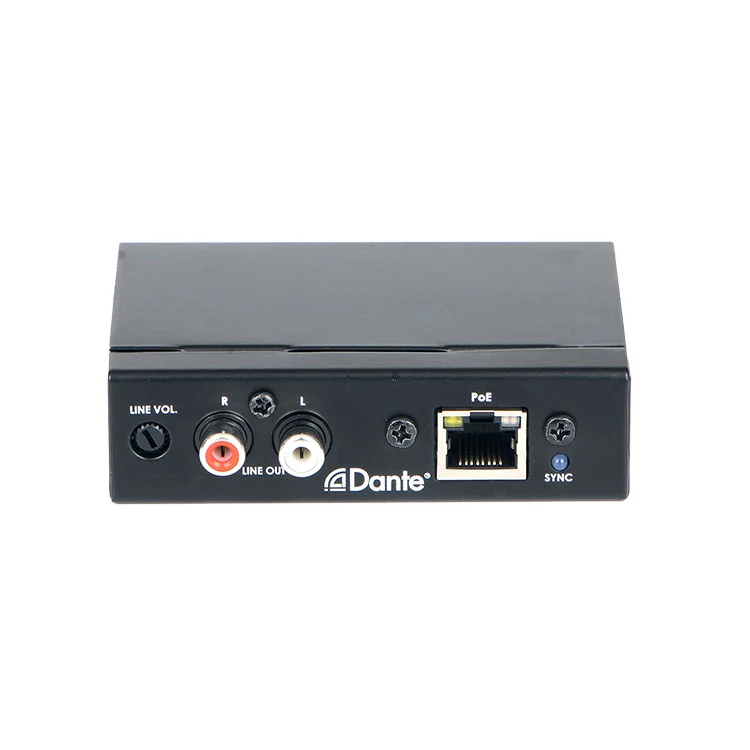 Interfaz de audio Dante de 2ch