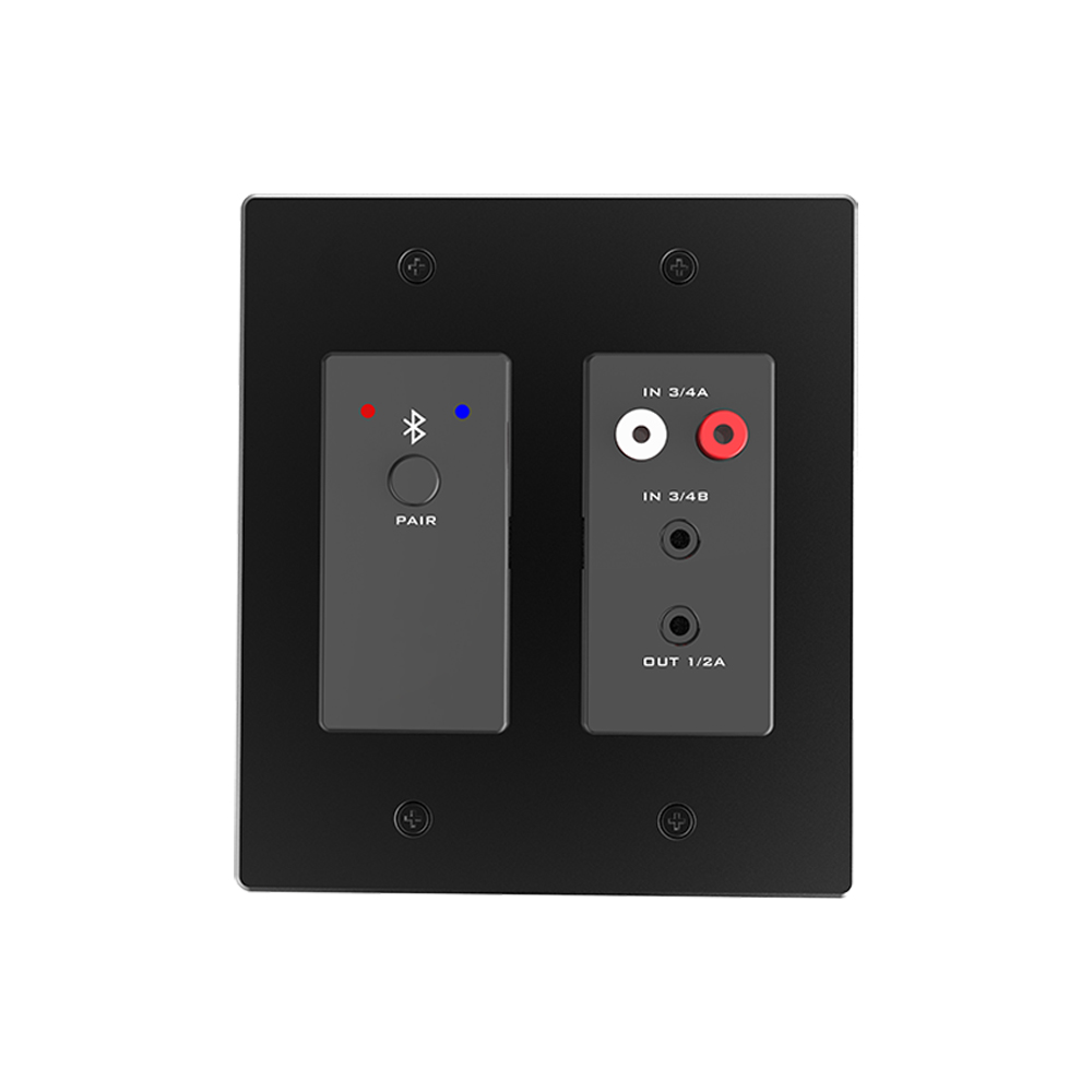 Interfaz de audio de red de placa de pared Bluetooth Dante 4 Ch Bluetooth